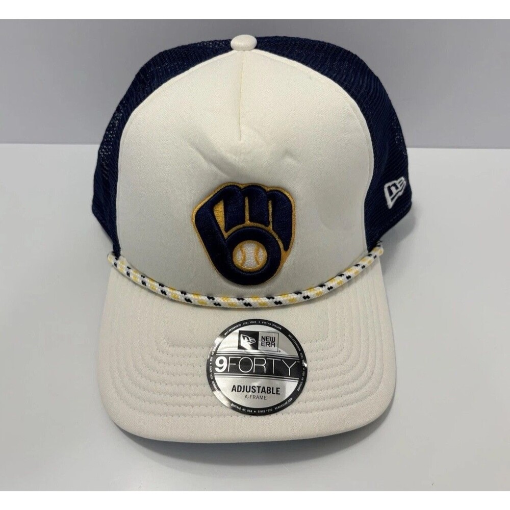 MLB Milwaukee Brewers New Era 9FORTY Adjustable M-Crown Spring Training Cap Hat